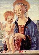 LEONARDO da Vinci Small devotional picture by Verrocchio oil painting